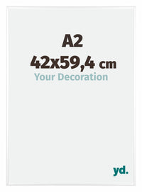 Kent Aluminium Fotokader 42x59 4cm A2 Wit Hoogglans Voorzijde Maat | Yourdecoration.be