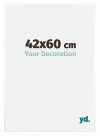 Kent Aluminium Fotokader 42x60cm Wit Hoogglans Voorzijde Maat | Yourdecoration.be