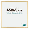 Kent Aluminium Fotokader 45x45cm Goud Voorzijde Maat | Yourdecoration.be