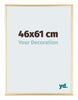 Kent Aluminium Fotokader 46x61cm Goud Voorzijde Maat | Yourdecoration.be