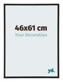 Kent Aluminium Fotokader 46x61cm Zwart Mat Voorzijde Maat | Yourdecoration.be