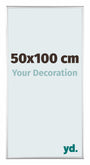 Kent Aluminium Fotokader 50x100cm Zilver Hoogglans Voorzijde Maat | Yourdecoration.be