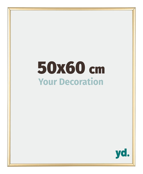 Kent Aluminium Fotokader 50x60cm Goud Voorzijde Maat | Yourdecoration.be