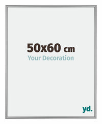 Kent Aluminium Fotokader 50x60cm Platina Voorzijde Maat | Yourdecoration.be