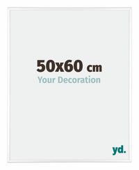 Kent Aluminium Fotokader 50x60cm Wit Hoogglans Voorzijde Maat | Yourdecoration.be