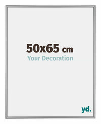 Kent Aluminium Fotokader 50x65cm Platina Voorzijde Maat | Yourdecoration.be
