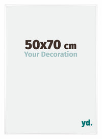 Kent Aluminium Fotokader 50x70cm Wit Hoogglans Voorzijde Maat | Yourdecoration.be