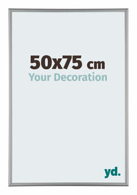 Kent Aluminium Fotokader 50x75cm Platina Voorzijde Maat | Yourdecoration.be