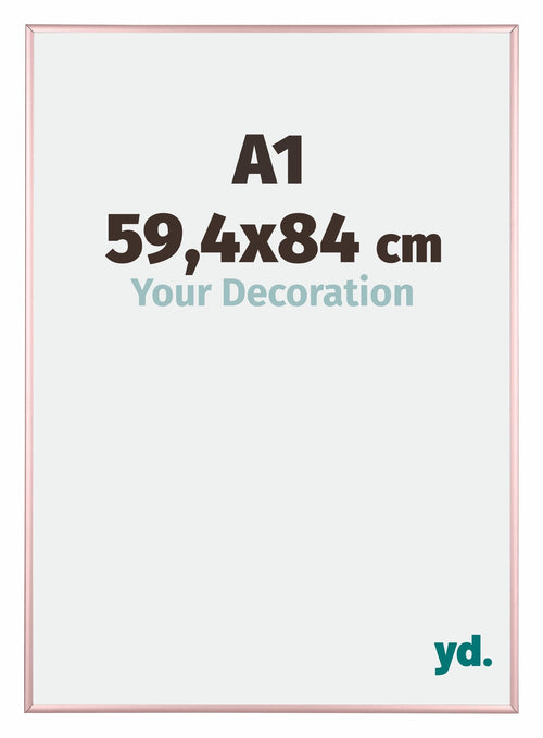Kent Aluminium Fotokader 59 4x84cm A1 Koper Voorzijde Maat | Yourdecoration.be