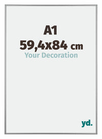 Kent Aluminium Fotokader 59 4x84cm A1 Platina Voorzijde Maat | Yourdecoration.be
