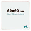 Kent Aluminium Fotokader 60x60cm Koper Voorzijde Maat | Yourdecoration.be