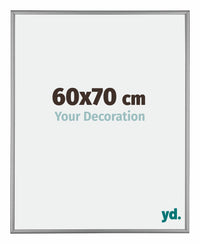 Kent Aluminium Fotokader 60x70cm Platina Voorzijde Maat | Yourdecoration.be