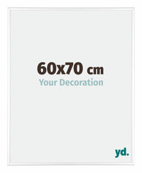 Kent Aluminium Fotokader 60x70cm Wit Hoogglans Voorzijde Maat | Yourdecoration.be
