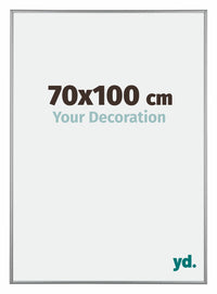 Kent Aluminium Fotokader 70x100cm Platina Voorzijde Maat | Yourdecoration.be
