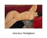 Kunstdruk Amedeo Modigliani Liegender Akt ll xcm AMO 2001 PGM | Yourdecoration.be