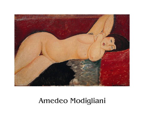 Kunstdruk Amedeo Modigliani Liegender Akt ll xcm AMO 2001 PGM | Yourdecoration.be