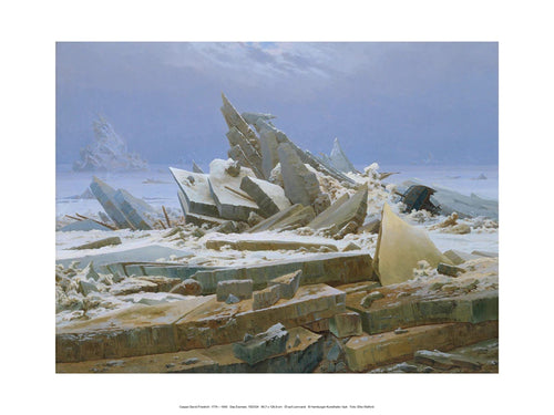 Kunstdruk Caspar David Friedrich Das Eismeer 40x30cm CDF 101 PGM | Yourdecoration.be