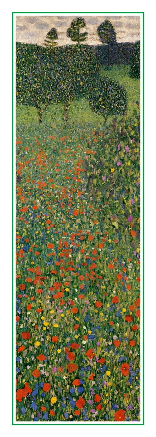 Kunstdruk Gustav Klimt Poppy Field 25x70cm GK 44S PGM | Yourdecoration.be
