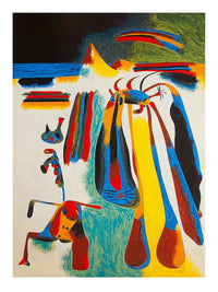 Kunstdruk Joan Miro Paysan Catalan 60x80cm JM 518 PGM | Yourdecoration.be