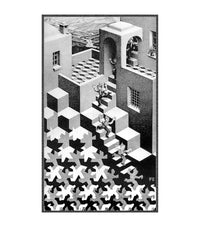 Kunstdruk M C Escher Kreislauf 55x65cm ESE 01 PGM | Yourdecoration.be
