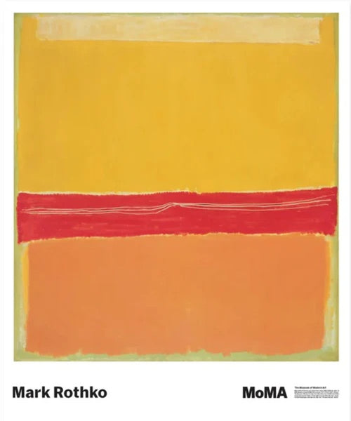 Kunstdruk Mark Rothko No 5 No 22 73 5x89cm MKR 930 | Yourdecoration.be