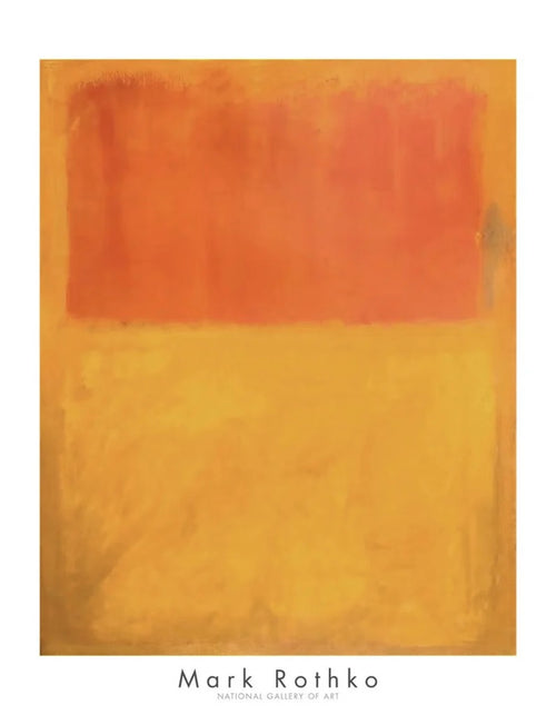Kunstdruk Mark Rothko Orange and Tan 1954 71x91cm MKR 905 | Yourdecoration.be