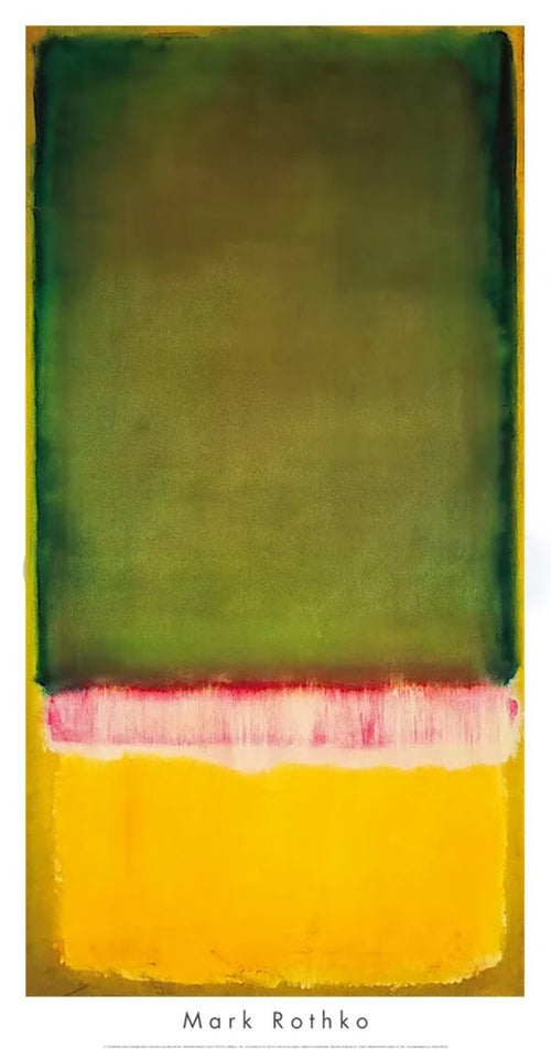 Kunstdruk Mark Rothko Untitled 1949 53x101 5cm MKR 464 | Yourdecoration.be