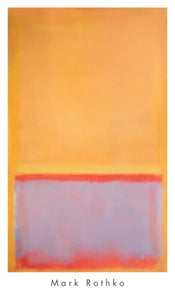Kunstdruk Mark Rothko Untitled 1954 57x96 5cm MKR 820 | Yourdecoration.be