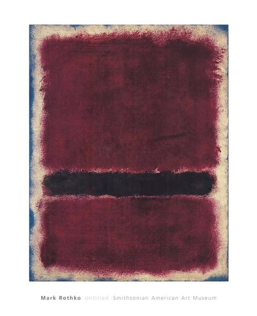 Kunstdruk Mark Rothko Untitled 1963 66x81cm MKR 587 | Yourdecoration.be