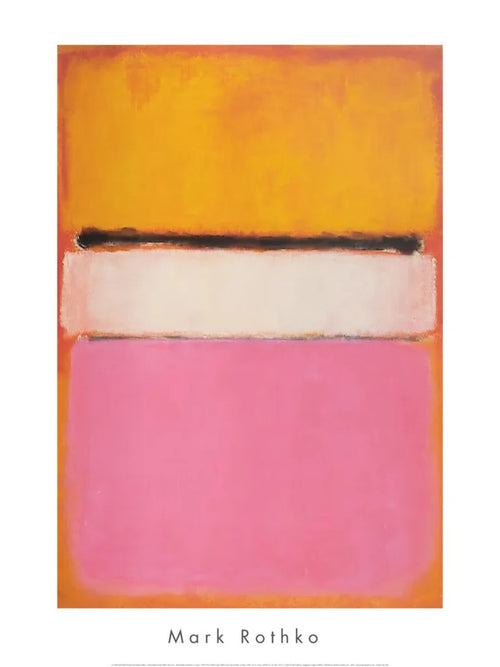 Kunstdruk Mark Rothko White Center 1950 61x84cm MKR 955 | Yourdecoration.be