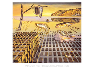 Kunstdruk Salvador Dali La Desintegration de la Persistance de la Memoire 80x60cm SD 508 PGM | Yourdecoration.be