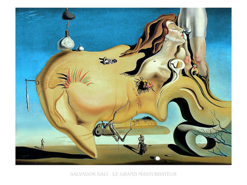 Kunstdruk Salvador Dali Le Grand Masturbateur 80x60cm SD 510 PGM | Yourdecoration.be