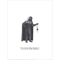 Kunstdruk Star Wars Vaders Boredom Busting Ideas Discover New Hobbies 30x40cm Pyramid PPR54082 | Yourdecoration.be