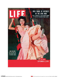 Kunstdruk Time Life Life Cover Joan Collins 30x40cm Pyramid PPR44044 | Yourdecoration.be