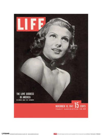 Kunstdruk Time Life Life Cover Rita Hayworth 30x40cm Pyramid PPR44046 | Yourdecoration.be