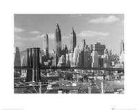 Kunstdruk Time Life Lower Manhattan Skyline 1948 50x40cm Pyramid PPR43232 | Yourdecoration.be