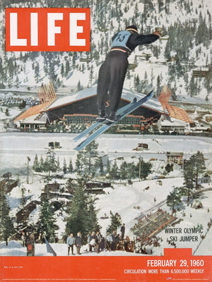 Kunstdruk Time Life Olympic Ski Jumper 30x40cm Pyramid PPR54149 | Yourdecoration.be