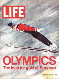 Kunstdruk Time Life Sapporo Olympic Ski Jumper 30x40cm Pyramid PPR54153 | Yourdecoration.be
