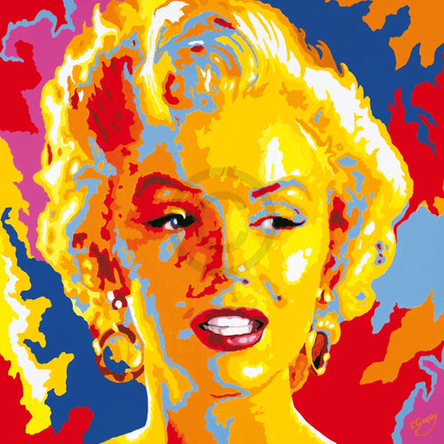 Kunstdruk Vladimir Gorsky Marilyn Monroe 85x85cm GIV 01 PGM | Yourdecoration.be