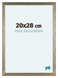 Lincoln Houten Fotokader 20x28cm Zilver Voorzijde Maat | Yourdecoration.be