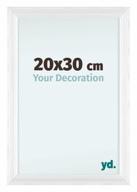 Lincoln Houten Fotokader 20x30cm Wit Voorzijde Maat | Yourdecoration.be