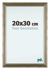 Lincoln Houten Fotokader 20x30cm Zilver Voorzijde Maat | Yourdecoration.be