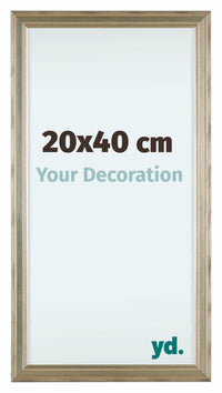 Lincoln Houten Fotokader 20x40cm Zilver Voorzijde Maat | Yourdecoration.be