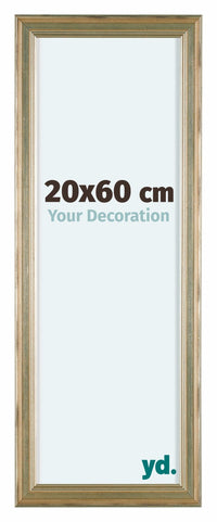 Lincoln Houten Fotokader 20x60cm Zilver Voorzijde Maat | Yourdecoration.be