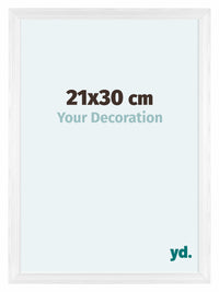 Lincoln Houten Fotokader 21x30cm Wit Voorzijde Maat | Yourdecoration.be