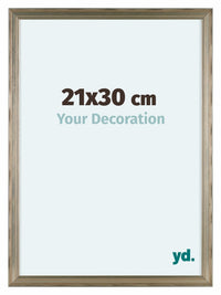 Lincoln Houten Fotokader 21x30cm Zilver Voorzijde Maat | Yourdecoration.be
