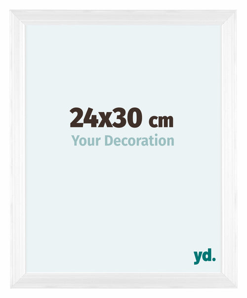 Lincoln Houten Fotokader 24x30cm Wit Voorzijde Maat | Yourdecoration.be