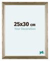 Lincoln Houten Fotokader 25x30cm Zilver Voorzijde Maat | Yourdecoration.be