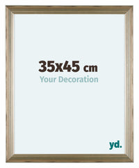 Lincoln Houten Fotokader 35x45cm Zilver Voorzijde Maat | Yourdecoration.be
