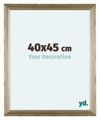 Lincoln Houten Fotokader 40x45cm Zilver Voorzijde Maat | Yourdecoration.be